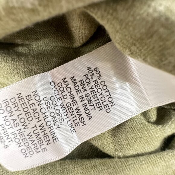 NEW! Mens Mutual Weave Short Sleeve Shirt Small Cotton Blend Green Lightweight - Picture 7 of 9